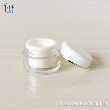 Pote de creme para os olhos redondo 5g transparente